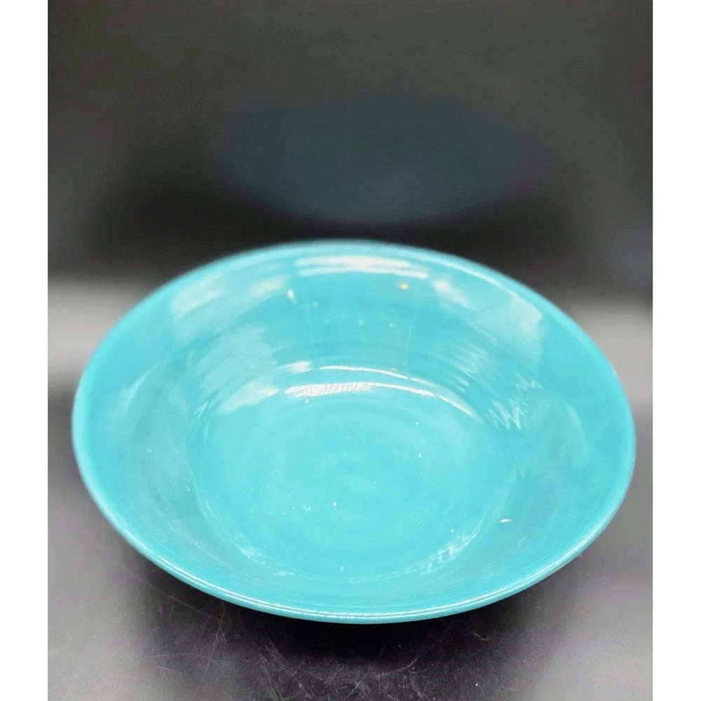 Vintage Southwestern Art Pottery Terracotta Salad Patsa Bowl  11.25